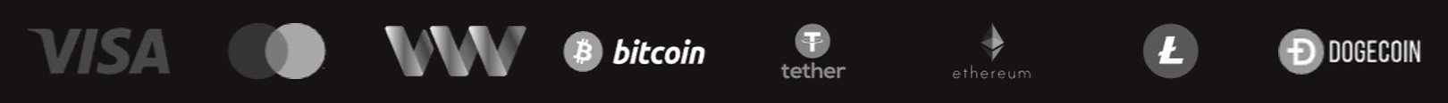 To‘lov usullari: Uzcard, Humo, Payme, Click, Visa, Mastercard, VouWallet, Bitcoin, Tether, Ethereum, Litecoin, Dogecoin